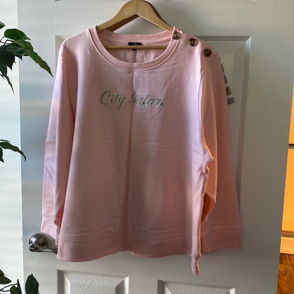 Talbots Women’s pink Sweater . New without tags. Size 3X